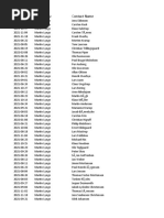 Network Excel Data