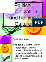 Political Socialization and Political Culture