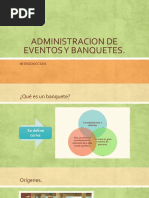 Administracion de Eventos y Banquetes