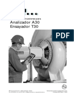 Analizador A30 Ensayador T30: Manual de Instrucciones para