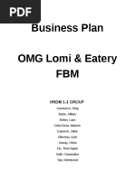 Business Plan Compilation