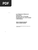 La Violencia Urbana en Colombia.