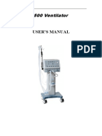 CCV-PA500 Ventilator: User'S Manual