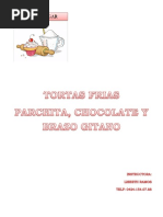 Tortas Frias Parchita Chocolate y Brazo Gitano