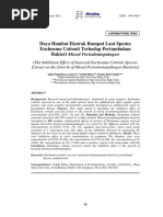 Daya Hambat Ekstrak Rumput Laut Spesies Eucheuma Cottonii Terhadap Pertumbuhan Bakteri Mixed Periodontopatogen