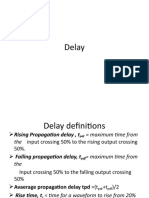 RC Delay Model Rise and Fall Delays