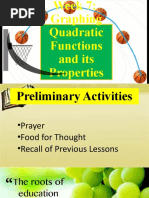 Week7 Graphing Quadratic Functions and Its Properties