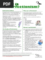 Perfectionism Information Sheet - 01 - What Is Perfectionism