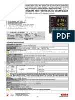 Enda Ehtc7425A Humidity and Temperature Controller: Technical Specifications