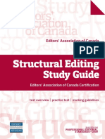 Editors' Association of Canada: Structural Editing