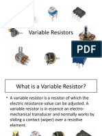 Variable Resistors