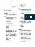 Characteristics of Learning