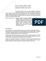 Business Statistics Project Guidelines 2021 - BKFS