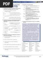 B1 UNIT 4 Extra Grammar Practice Revision