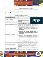 Matriz de Costos y Tiempos de La Dfi