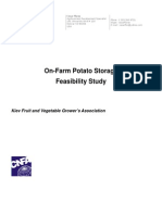 On-Farm Potato Storage Feasibility Study