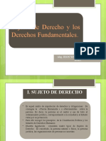 Semana 4 - Sujetos de Derecho y Derechos Fundamentales