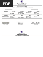 MCS-SPG Calendar of Activities