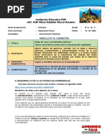 Modulo #15 Ed. Fisica 5to. Grado-2021