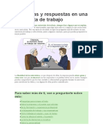 Entrevista de Trabajo