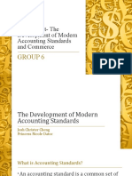 The Present - The Development of Modern Accounting Standards