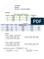 Práctica 6 Capacidad Térmica