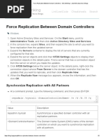 Force Replication Between Domain Controllers - Microthinking - Just Think About Micro Things