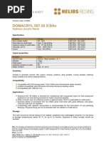 Domacryl 507 50 X/Bac: Hydroxy Acrylic Resin