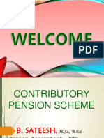 Sri B Satish Pension Reforms