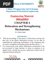 Bonga University: Engineering Material (Meng2091)