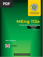 MEng 112e - Engineering Drawing Plate Exercise No. 5 Manual