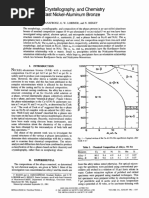 The Morphology, Crystallography, and Chemistry of Phases in As-Cast Nickel-Aluminum Bronze