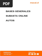 Bases Generales Subasta Online Autos