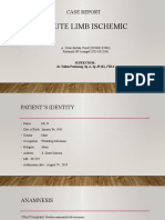 Acute Limb Ischemic: Case Report