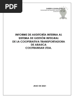 Informe Auditoria Interna 2021