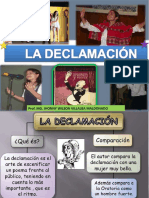 Presentacion de Declamacion