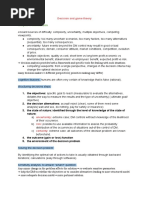 Decision and Game Theory Resume