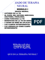 Diplomado en Terapia Neural Modulo I