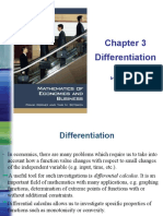 Chapter 3 Differentiation