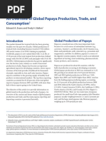 An Overview of Global Papaya Production