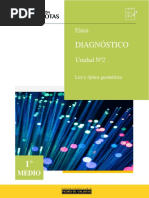 201-Evaluación Diagnóstica Unidad N°2 Luz y Óptica Geométrica