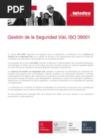 Presentacion - Gestion de La Seguridad Vial Iso 39001