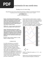 Informe Ondas Estacionarias en Una Cuerda Tensa - Grupo 1