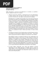 Daniela Serrano Facultad de Ciencias Jurídicas Derecho Administrativo Examen Parcial