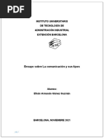 Ensayo Sobre La Comunicacion y Sus Tipos