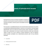 Variabilidad Del Precio. El Principio de La Escasez: Caso Práctico