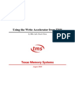 Using The Write Accelerator From TMS