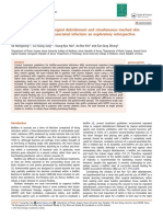 Clinical Experience With Surgical Debridement and Simultaneous Meshed Skin Grafts in Treating Biofilm-Associated Infection: An Exploratory Retrospective Pilot Study