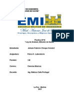 Practica N°10 Ley de Graham Difusion de Gases