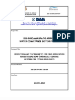 DISI-QA-ITPG-ME-MS-004 Rev 0, ITP For Field Application For External Heat-Shrinkable Coating of Steel Pipe Fitting and Joints